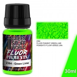 Green Stuff World: Pigment Fluor Green Lime Paint, Tools and Bases Green Stuff World   