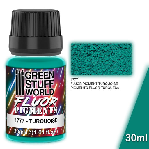 Green Stuff World: Pigment Fluor Turquoise Model Tools & Glue Green Stuff World