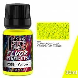 Green Stuff World: Pigment Fluor Yellow Paint, Tools and Bases Green Stuff World   