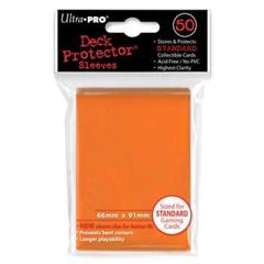 50Ct Orange Standard Deck Protectors Card Sleeves Ultra Pro