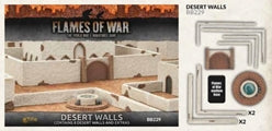 Battlefield in a Box Flames of War: Desert Walls Terrain Gale Force Nine   