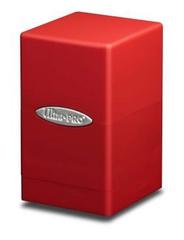 Ultra Pro - Red Satin Tower Deck Boxes & Storage Ultra Pro