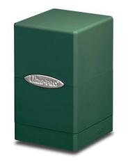 Ultra Pro - Green Satin Tower Deck Boxes & Storage Ultra Pro
