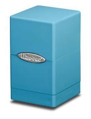 Ultra Pro: Satin Tower 100+ - Light Blue Deck Boxes & Storage Ultra Pro