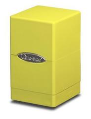Ultra Pro: Satin Tower 100+ - Bright Yellow Deck Boxes & Storage Ultra Pro
