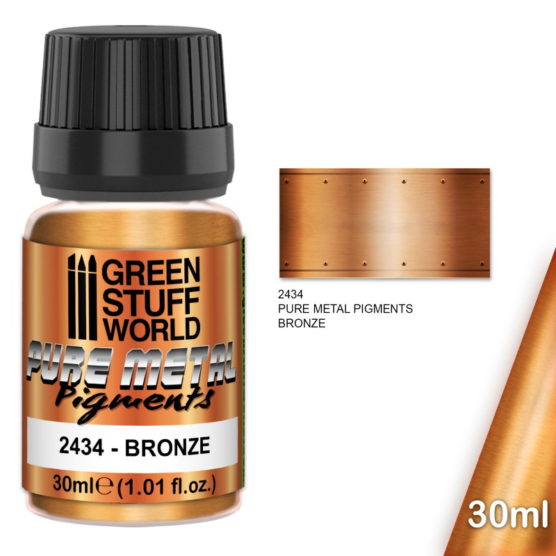 Green Stuff World: Pure Metal Pigments Bronze Paint, Tools and Bases Green Stuff World   