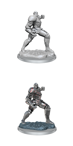 Critical Role Unpainted Miniatures: W4 Platinum Golem Unpainted Miniatures WizKids
