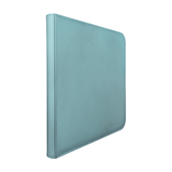 Vivid 12-Pocket Zippered PRO-Binder: Light Blue Binders & Pages Ultra Pro