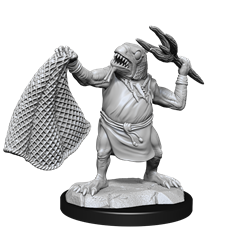 D&D Nolzur's Marvelous Miniatures: W14 Kuo-Toa/Kuo-Toa Whip Unpainted Miniatures WizKids