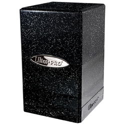 Ultra Pro: Glitter Black Satin Tower Deck Boxes & Storage Ultra Pro