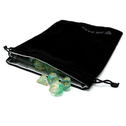 Die Hard: Satin-Lined Velvet bag: Large Black Dice & Gaming Accessories Die Hard Dice