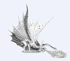 D&D Icons of the Realms: Premium Adult Gold Dragon RPG Miniatures WizKids   