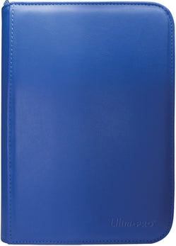Ultra Pro: Pro Binder Vivid 4-Pocket Zippered Blue Binders & Pages Ultra Pro
