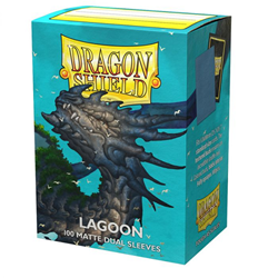 Dragon Shield Dual Matte Sleeve - Lagoon 100Ct  Dragon Shield Sleeves Taps Games Edmonton Alberta