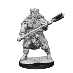 D&D Nolzur's Marvelous Miniatures: W14 Male Human Barbarian Unpainted Miniatures WizKids
