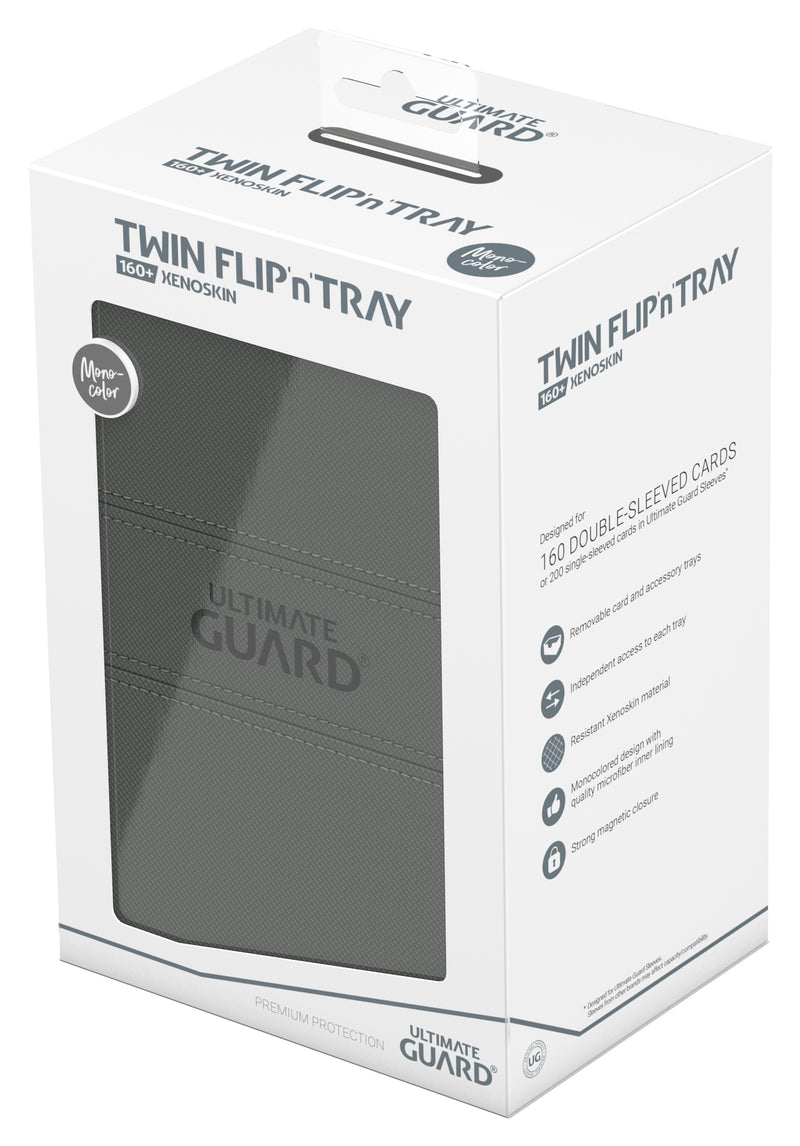 Ultimate Guard Twin Flip 'n' Tray: Grey (160+) Product Type Unknown Ultimate Guard