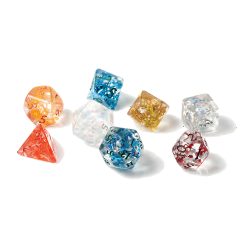 Sirius Dice: 7-Die Dice Set - Cancer Awareness Dice & Gaming Accessories Sirius Dice