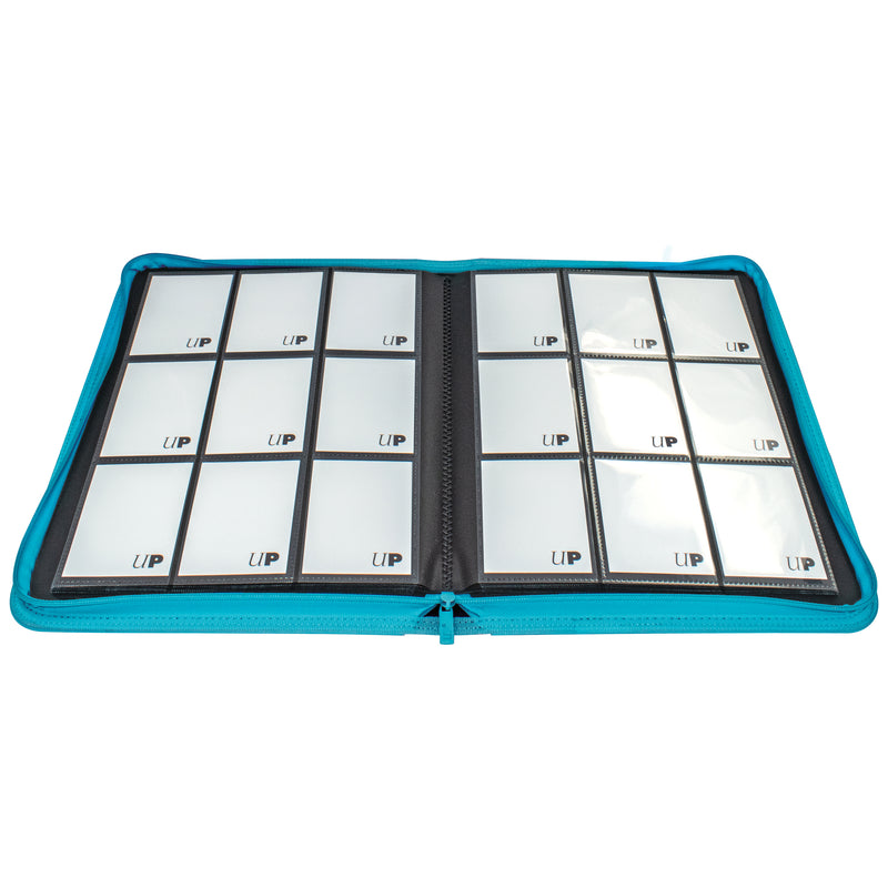 Ultra Pro: Pro Binder Vivid 9-Pocket Zippered Teal Binders & Pages Ultra Pro