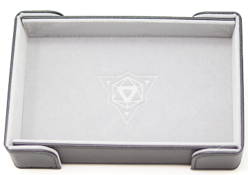 Die Hard Dice: Castle Magnetic Rectangle Tray Grey Dice & Gaming Accessories Die Hard Dice