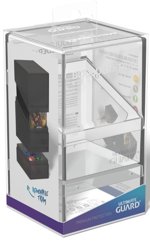 Ultimate Guard: Boulder n Tray 100+ Deck Case (Clear) Deck Boxes & Storage Ultimate Guard