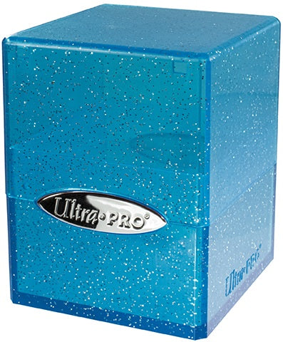 Ultra Pro Satin Cube: Glitter Blue Deck Boxes & Storage Ultra Pro