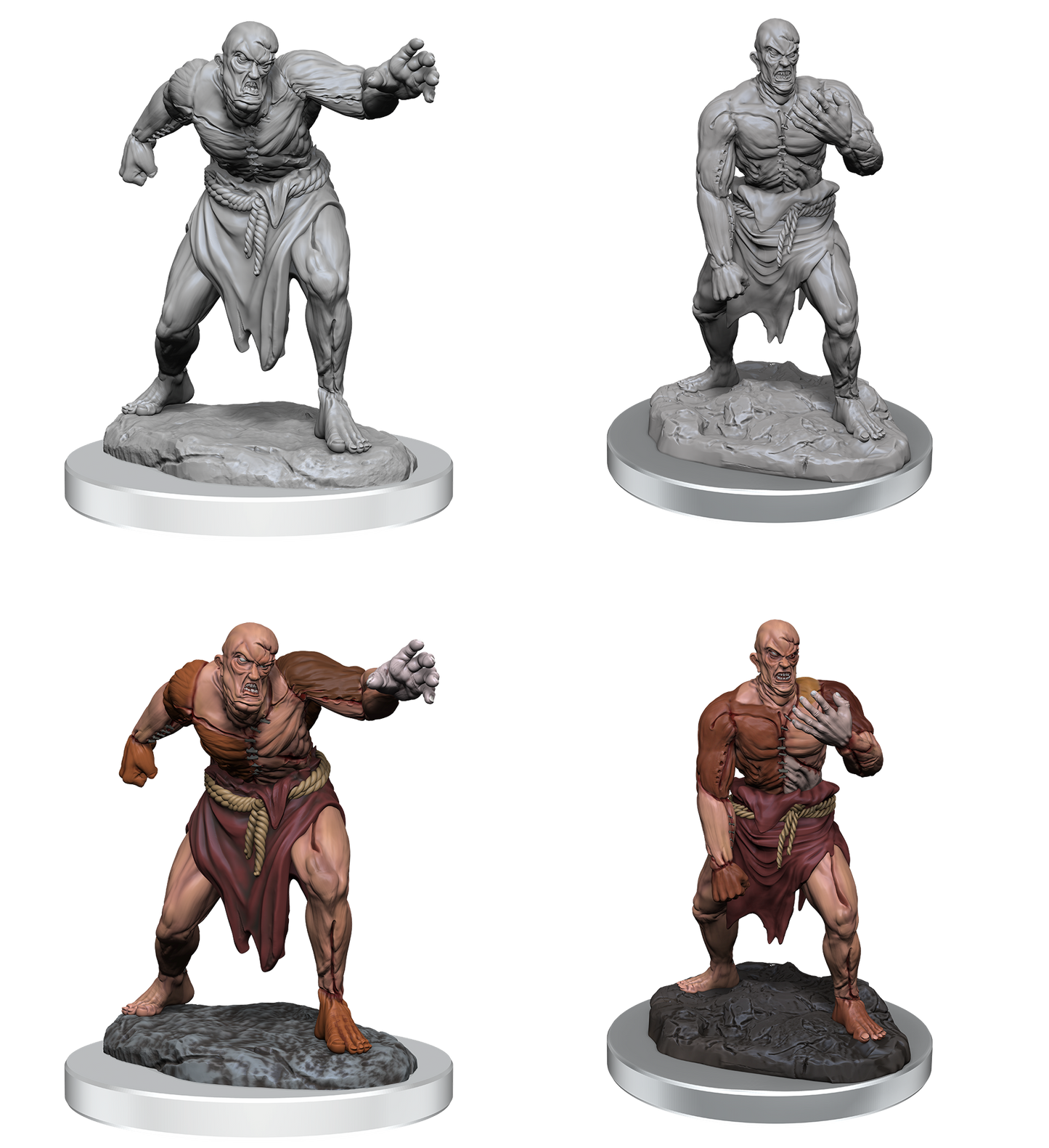 D&D Nolzur's Marvelous Miniatures: W17 Flesh Golems Unpainted Miniatures WizKids