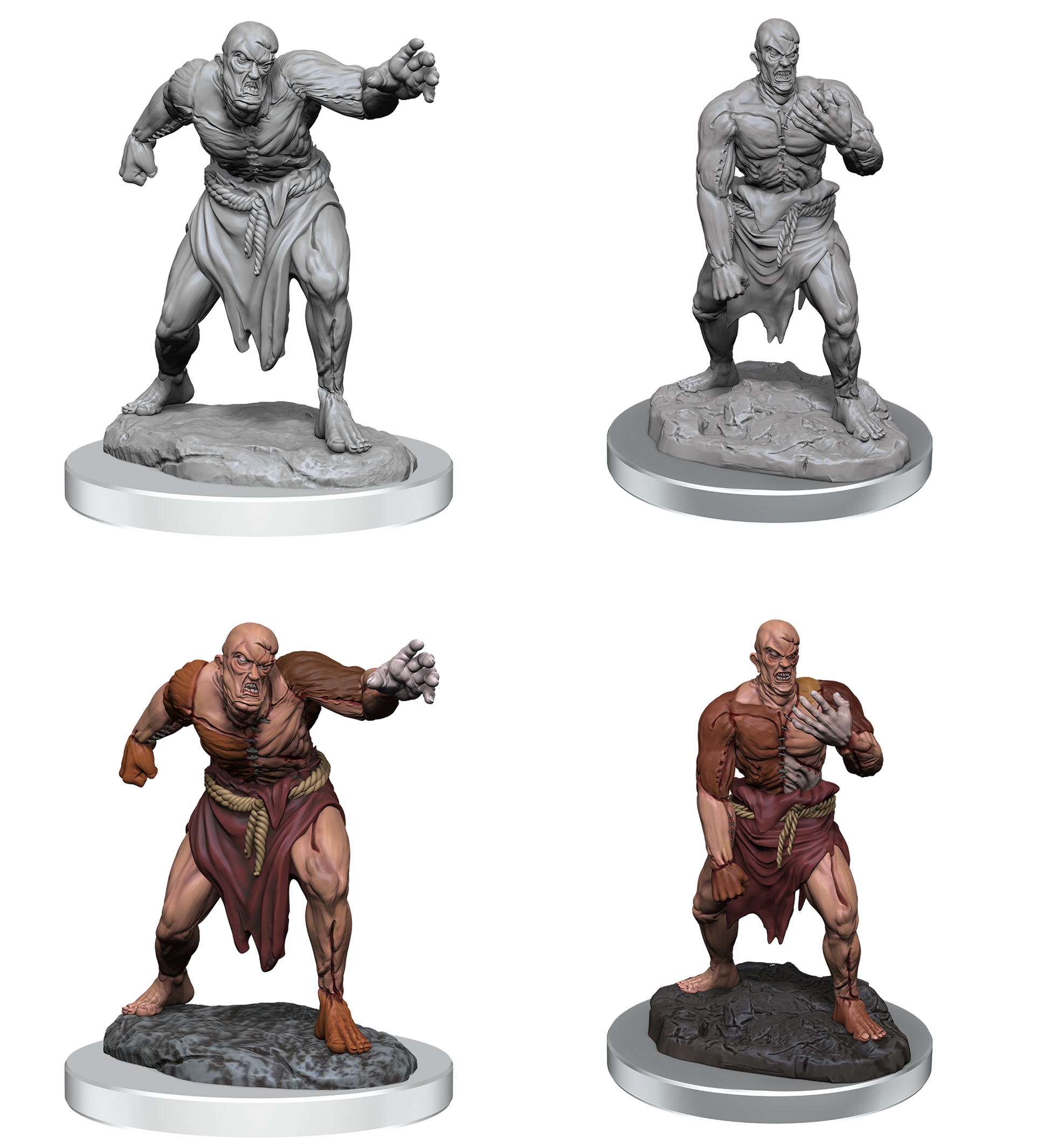 D&D Nolzur's Marvelous Miniatures: W17 Flesh Golems Unpainted Miniatures WizKids