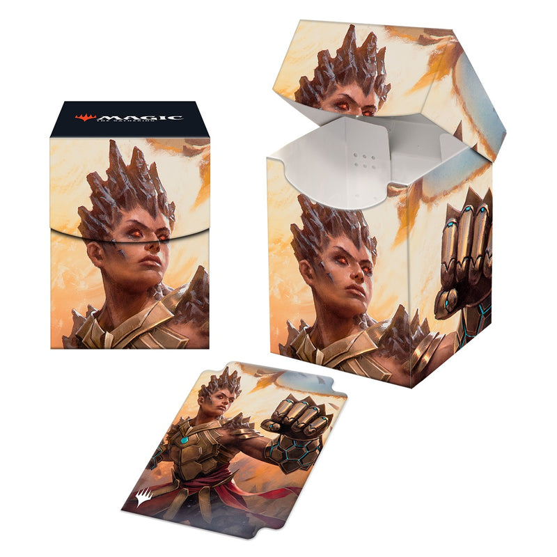 Phyrexia All Will Be One: Deck Box 100+ – Neyali, Suns’ Vanguard Deck Boxes & Storage Ultra Pro