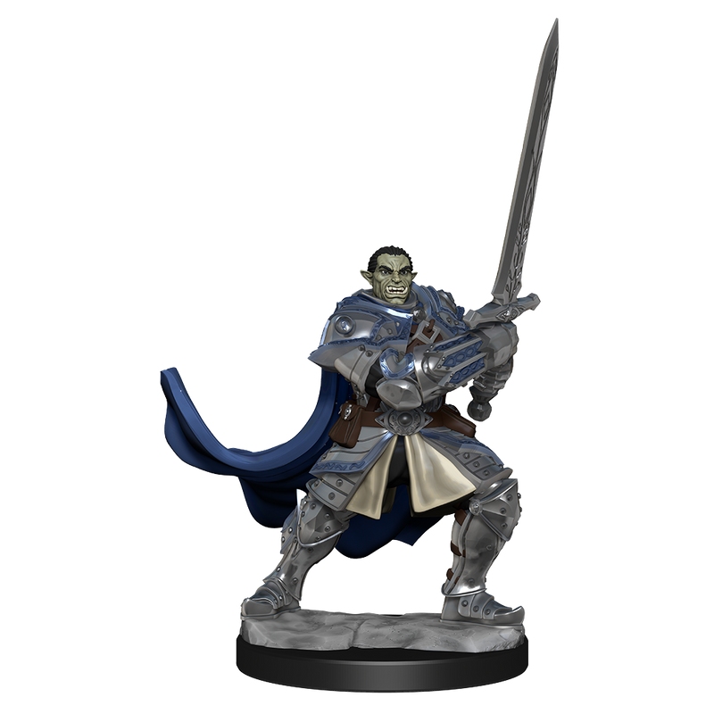 D&D Nolzur's Marvelous Miniatures: W15 Half-Orc Paladin Male Unpainted Miniatures WizKids