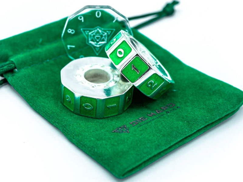 Die Hard Dice: Lifelink Counter - Green Upgrade Dice & Gaming Accessories Die Hard Dice