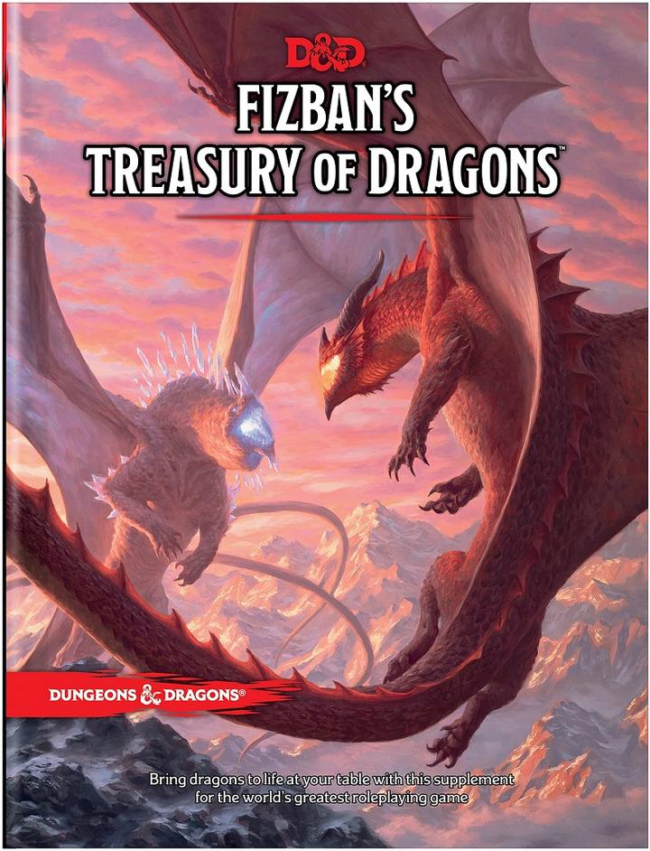 Fizban's Treasury of Dragons  Wizards of the Coast 5th Edition Dungeons & Dungeons and Dragons Taps Games Edmonton Alberta