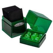 Ultra Pro: Glitter Green Satin Tower Deck Boxes & Storage Ultra Pro