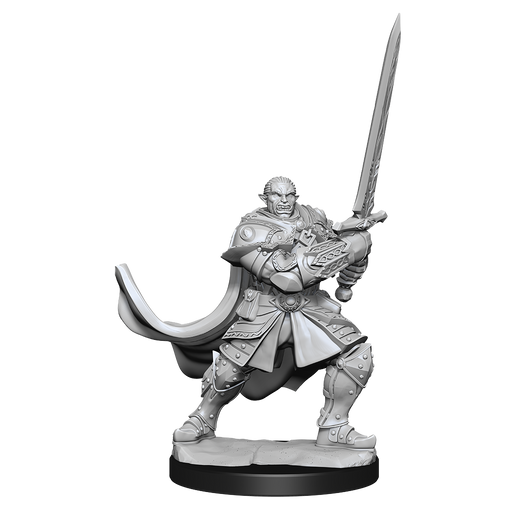 D&D Nolzur's Marvelous Miniatures: W15 Half-Orc Paladin Male Unpainted Miniatures WizKids