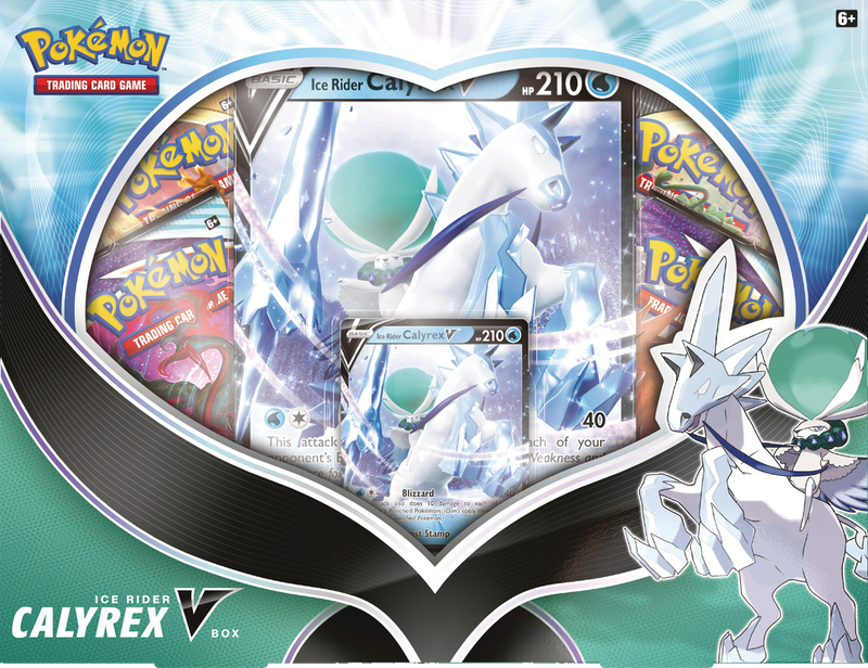Pokémon Ice Rider Calyrex V Box Pokemon Sealed Pokémon   