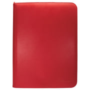 Ultra Pro: Pro Binder Vivid 9-Pocket Zippered Red Binders & Pages Ultra Pro