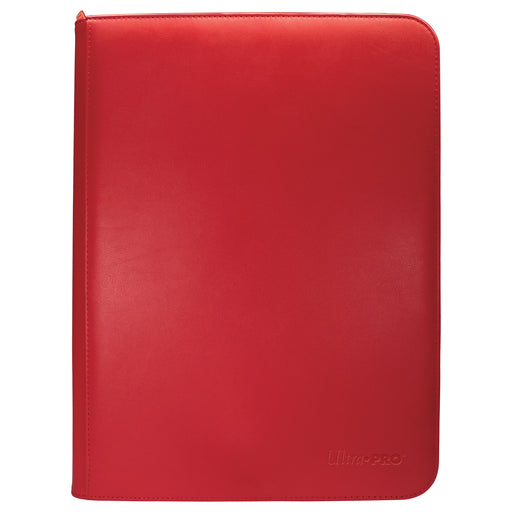 Ultra Pro: 9-Pocket Zippered PRO-Binder - Vivid Red Binders & Pages Ultra Pro
