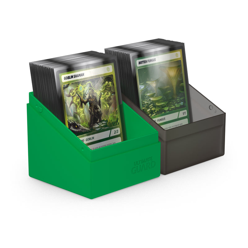 Ultimate Guard: Boulder 100+ - Synergy Black/Green Deck Boxes & Storage Ultimate Guard