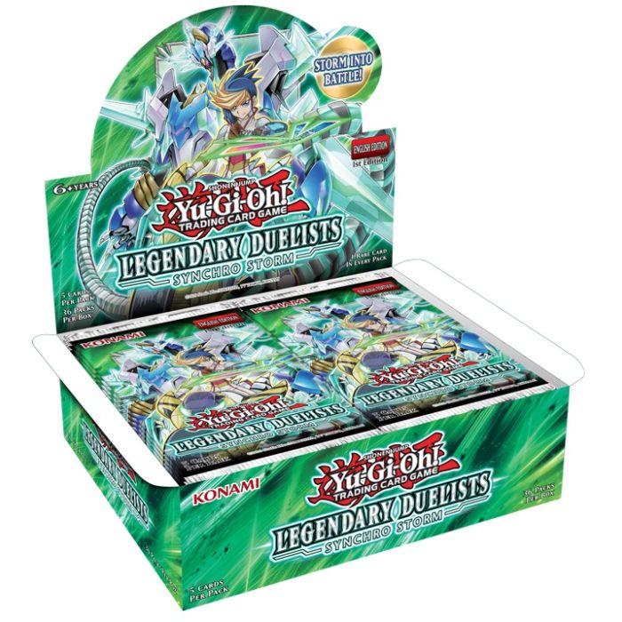 Yu-Gi-Oh! Legendary Duelists Synchro Storm Booster Box YuGiOh Yugioh Sealed Konami   