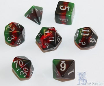 Gate Keeper Games: Bloodstone Birthday Series - March 7-Die set Dice & Gaming Accessories Gate Keeper Games
