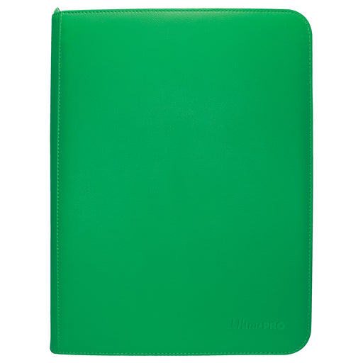 Ultra Pro: Pro Binder Vivid 9-Pocket Zippered Green Binders & Pages Ultra Pro
