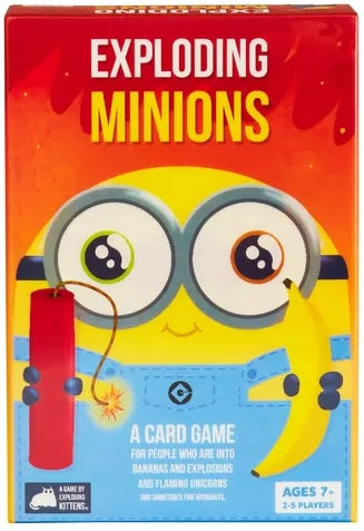 Exploding Minions - Despicable Me Board Games Exploding Kittens   