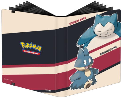 9-Pocket Pro Binder Snorlax & Munchlax For Pokemon Binders & Pages Ultra Pro