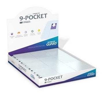 Ultimate Guard: : 9-Pocket Binder Pages (100ct) Binders & Pages Ultimate Guard