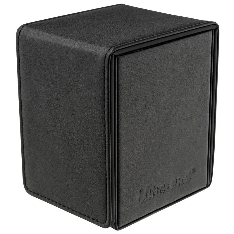 Ultra Pro: Vivid Alcove Flip Deck Box Black Deck Boxes & Storage Ultra Pro