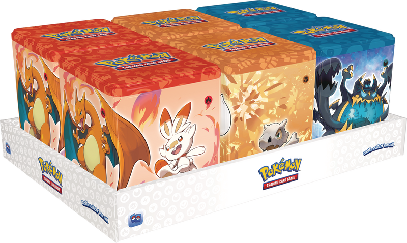 Pokémon Stacking Tin (Fighting/Fire/Darkness) Pokemon Sealed Pokémon   