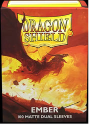 Dragon Shield: Dual Matte Sleeves - Ember 100Ct Card Sleeves Dragon Shield
