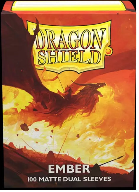 Dragon Shield: Dual Matte Sleeves - Ember 100Ct Card Sleeves Dragon Shield