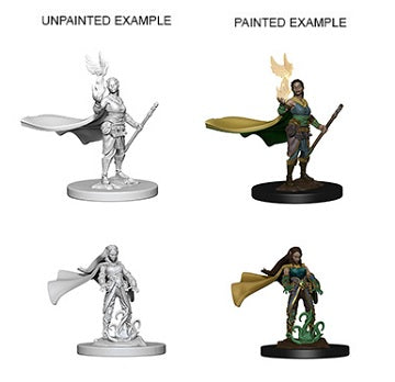 D&D Nolzur's Marvelous Miniatures: W4 Elf Female Druid Unpainted Miniatures WizKids