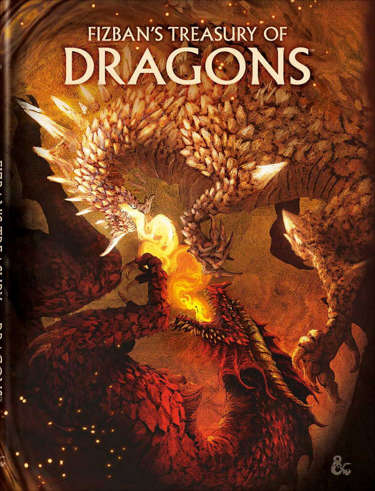 Fizban's Treasury of Dragons HC Alt Cover  Wizards of the Coast 5th Edition Dungeons & Dungeons and Dragons Taps Games Edmonton Alberta