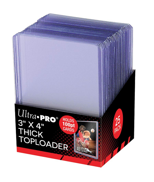 Ultra Pro: Super Thick 100pt Toploader Card Holders (25-Pack) Card Holders & Protectors Ultra Pro